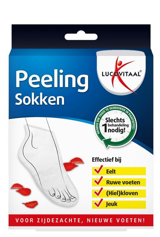 Lucovitaal Lucovitaal Peeling sokken (1 Paar)