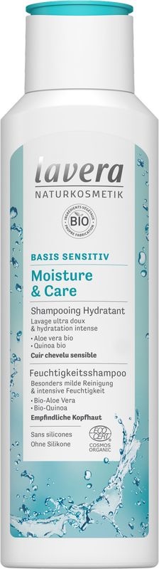 Lavera Basis Sensitiv shampoo moisture & care bio FR-DE (250 ml)