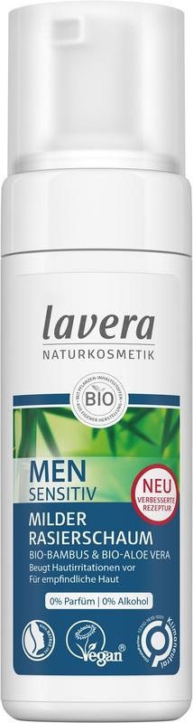 Lavera Lavera Men Sensitiv shaving foam mousse a raser EN-FR-DE (150 ml)