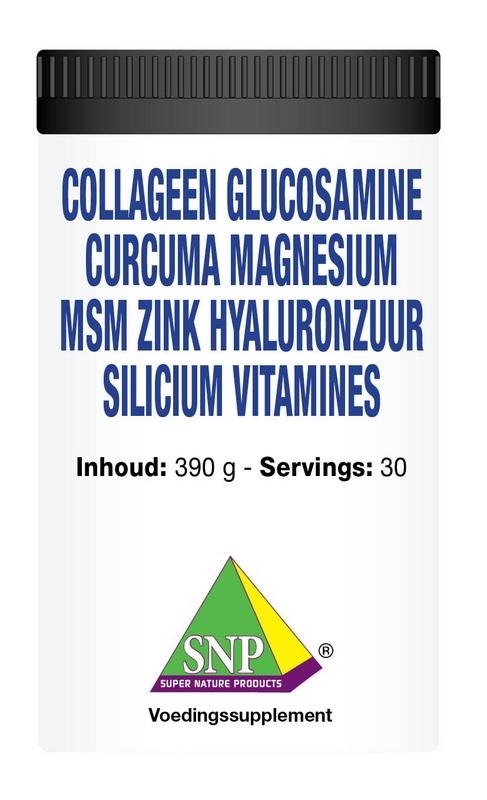 SNP SNP Collageen glucosamine curcuma magnesium MSM (390 gr)