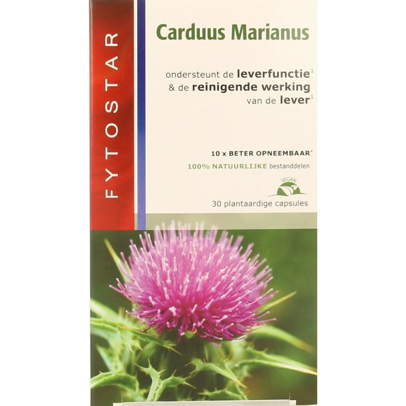 Fytostar Carduus marianus (30 Capsules) Fytostar Carduus marianus (30 Capsules)
