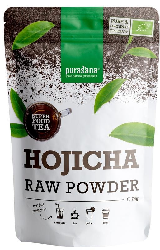 Purasana Purasana Hojicha thee poeder/poudre vegan bio (75 gr)
