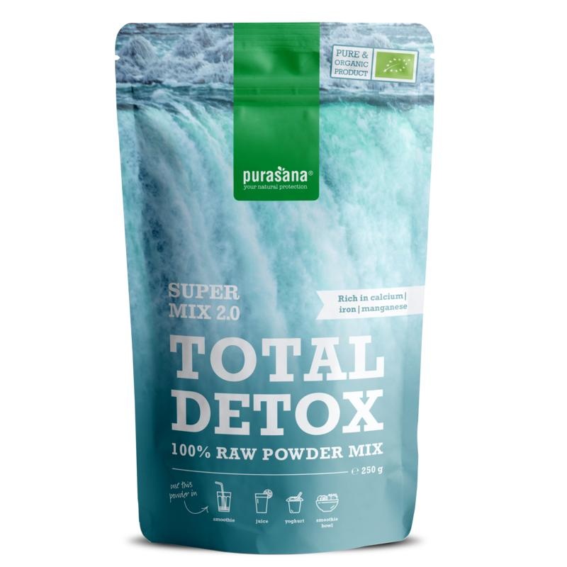 Purasana Purasana Total detox mix 2.0 vegan bio (250 gr)