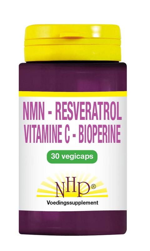 NHP NMN Resveratrol vitamine C bioperine (30 vega caps)