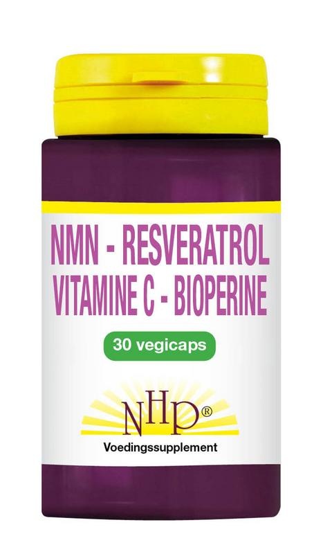 NHP NHP NMN Resveratrol vitamine C bioperine (30 vega caps)