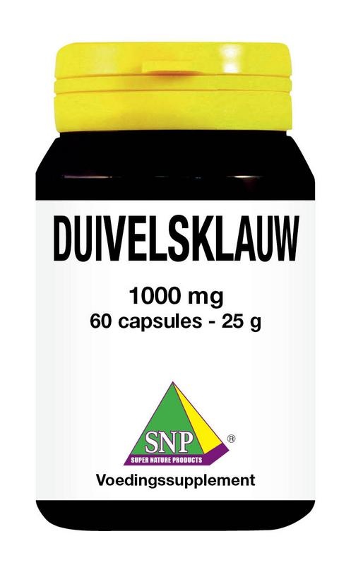 SNP Duivelsklauw 1000 mg (60 Capsules) SNP Duivelsklauw 1000 mg (60 Capsules)