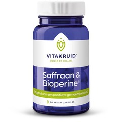 Vitakruid Saffraan 28 mg (Affron) & bioperine (60 vega caps)