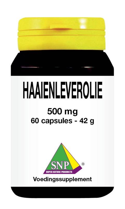 SNP SNP Haaienleverolie 500 mg (60 caps)