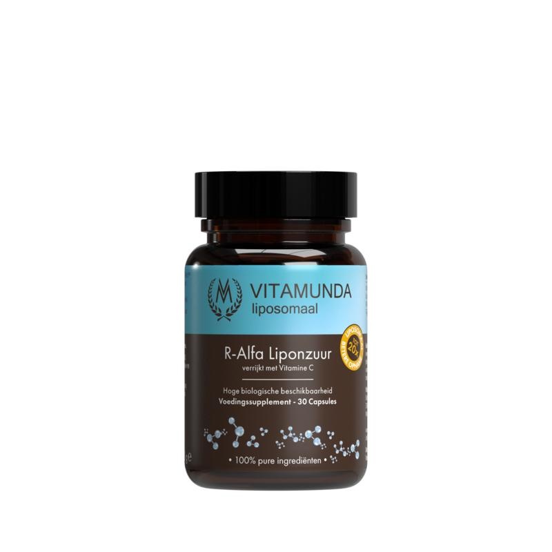 Vitamunda Vitamunda Liposomale R-alfa liponzuur (30 caps)