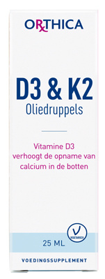 Orthica Orthica D3 & K2 Oliedruppels (25 ml)