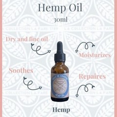 La Fare 1789 Natural organic hemp oil (30 ml)