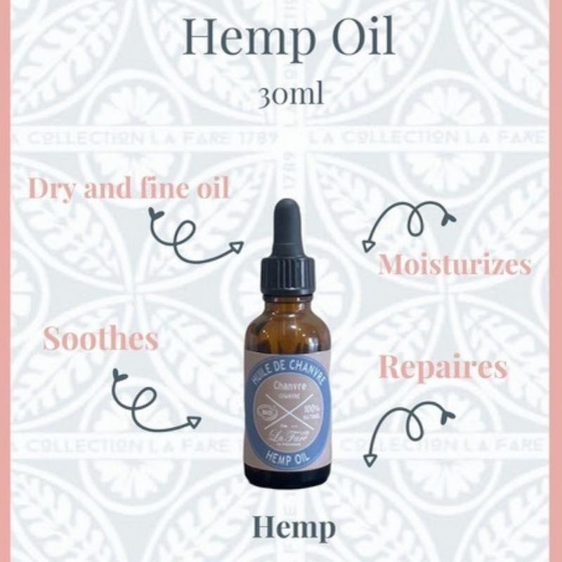 La Fare 1789 La Fare 1789 Natural organic hemp oil (30 ml)