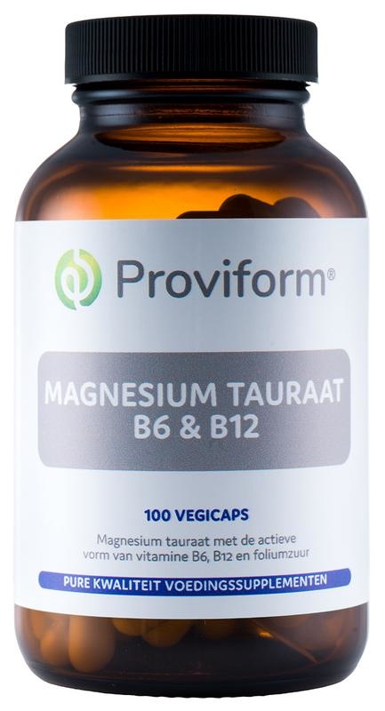 Proviform Proviform Magnesium tauraat B6 & B12 (100 vega caps)