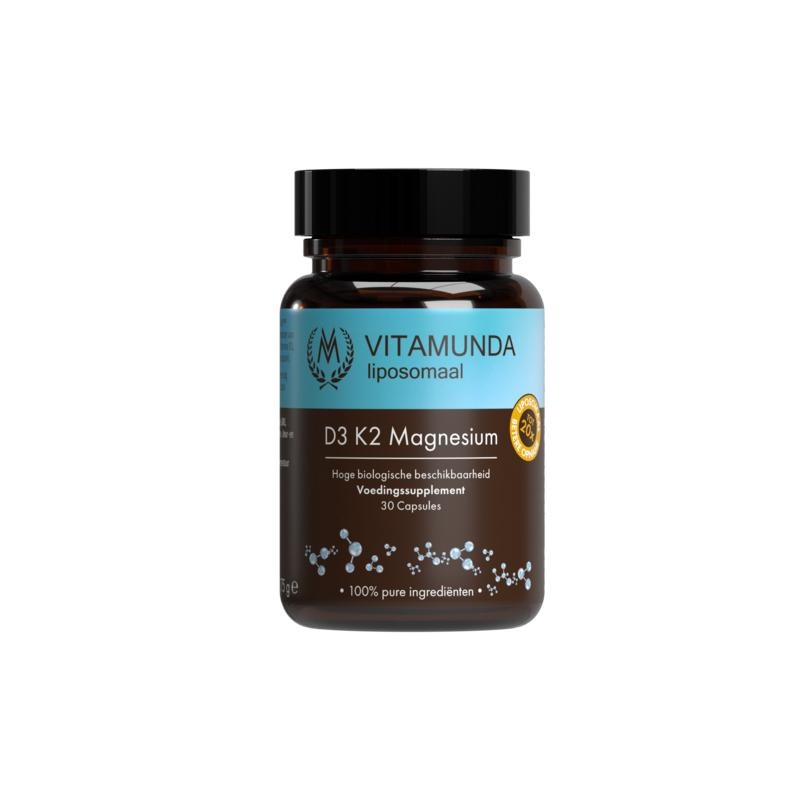 Vitamunda Vitamunda Liposomale magnesium D3 K2 vegan (30 caps)