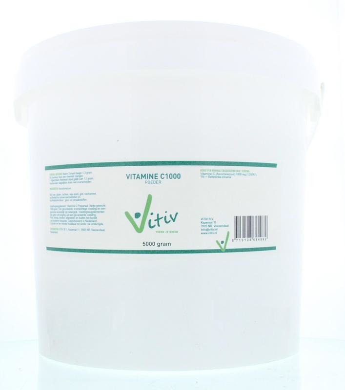 Vitiv Vitiv Vitamine C poeder (5 Kilogr)