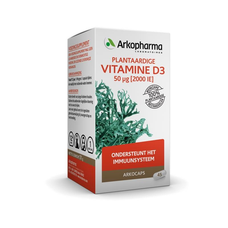 Arkocaps Arkocaps Vitamine D3 2000IE vegan (45 caps)