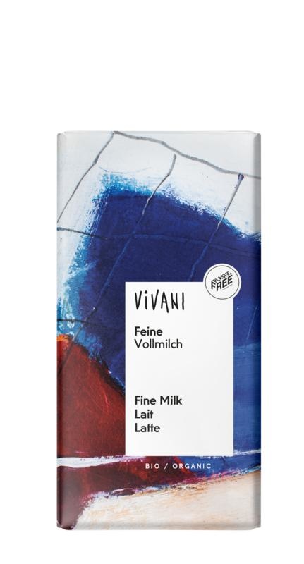 Vivani Vivani Chocolade melk delicaat bio (100 gr)