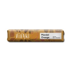Vivani Chocolate To Go almond orange vegan bio (35 gr)