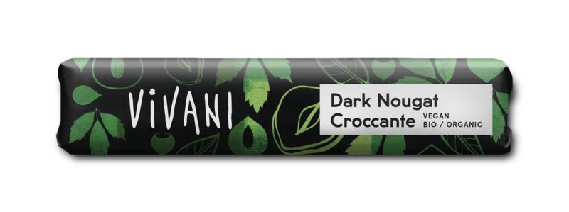Vivani Vivani Chocolate To Go dark nougat croccante vegan bio (35 gr)