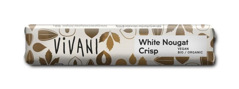 Vivani Chocolate To Go white nougat crisp vegan bio (35 gr)
