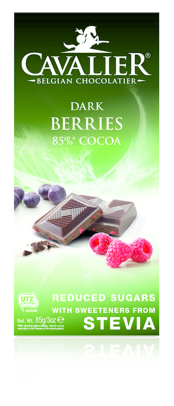 Cavalier Chocolade dark berries (85 gr)