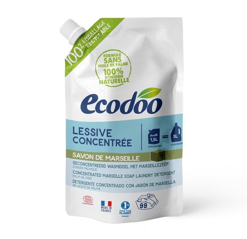 Ecodoo Ecodoo Wasmiddel vloeibaar Marseille bio (1500 ml)