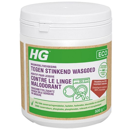 HG HG Eco wasmiddeltoevoeging stinkend wasgoed (500 ml)