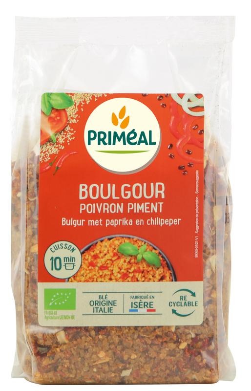 Primeal Primeal Bulgur met paprika en Spaanse peper bio (300 gr)