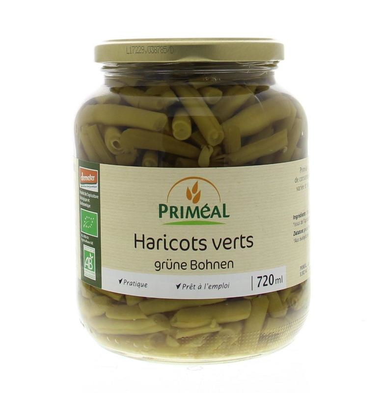 Primeal Primeal Haricots verts sperziebonen demeter bio (720 ml)