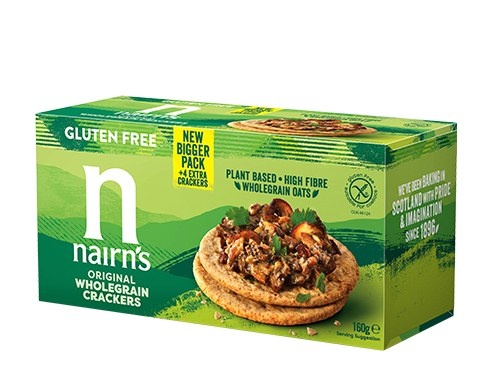 Nairns Volkoren crackers (160 gr)