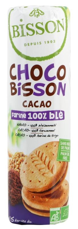 Bisson Bisson Choco Bisson cacao tarwekoekjes bio (300 gr)