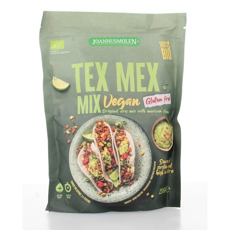Joannesmolen Joannesmolen Tex mex mix organic bio (250 gr)