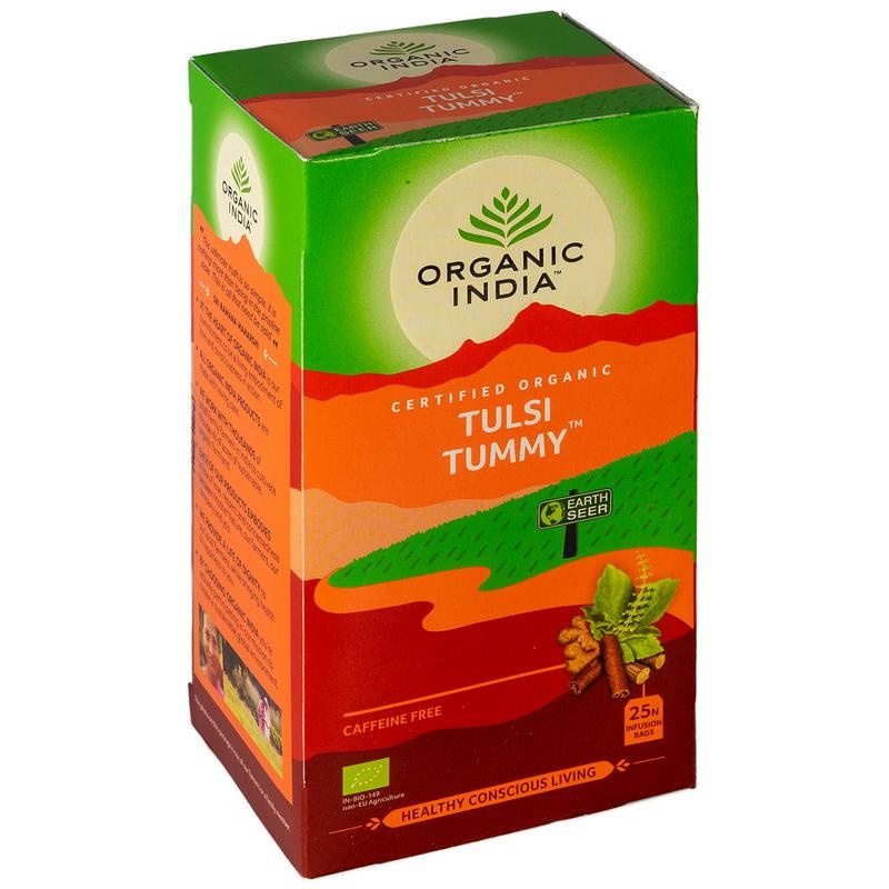Organic India Organic India Tulsi tummy thee bio (25 Zakjes)