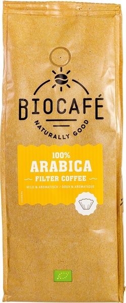 Biocafe Biocafe Arabica gemalen bio (500 gr)