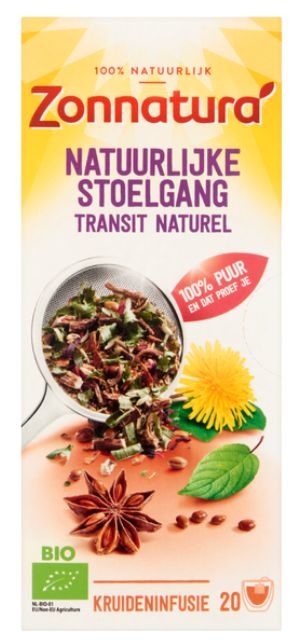 Zonnatura Zonnatura Stoelgang thee bio (20 st)