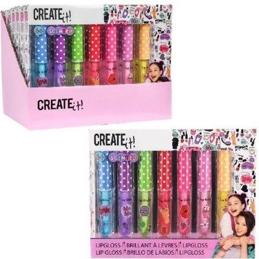 Create It Create It Lipgloss met glitter & geur 7 st (1 Set)