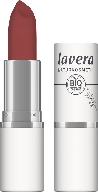 Lavera Lavera Lipstick velvet matt vivid red 04 bio (4,5 gr)