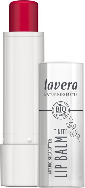 Lavera Lavera Tinted lipbalm strawberry red 03 bio (4,5 gr)