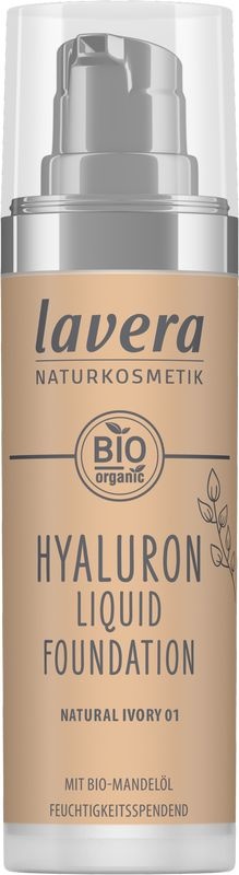 Lavera Lavera Hyaluron liquid foundation natural ivory 01 bio (30 ml)