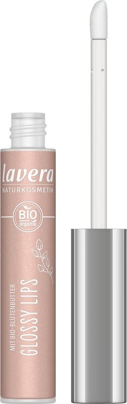 Lavera Lavera Glossy lips lipgloss charming crystals 02 bio (5,5 ml)