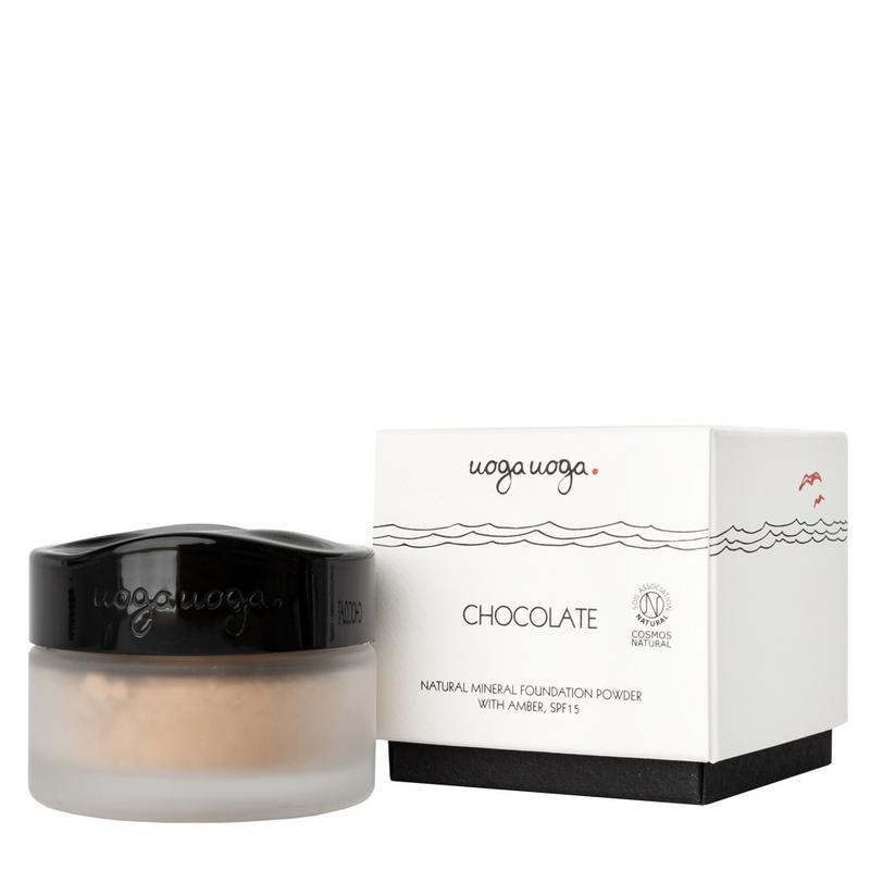 Uoga Uoga Uoga Uoga Foundation powder 639 chocolate SPF15 (10 gr)