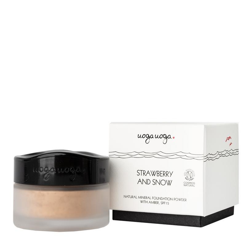 Uoga Uoga Uoga Uoga Foundation powder 636 strawberry & snow SPF15 (10 gr)