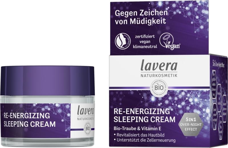 Lavera Lavera Re-energizing sleeping cream/nachtcreme bio FR-DE (50 ml)