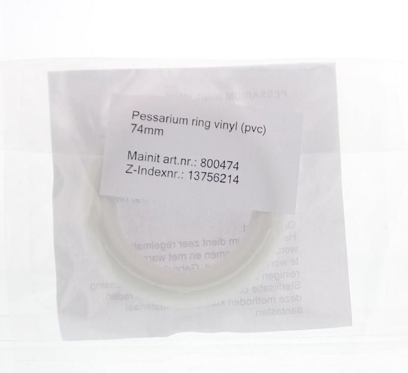 Mainit Mainit Pessarium ring vinyl (PVC) 74mm (1 st)