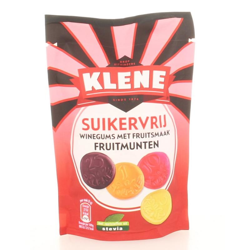 Klene Klene Fruitmunten suikervrij (110 gr)