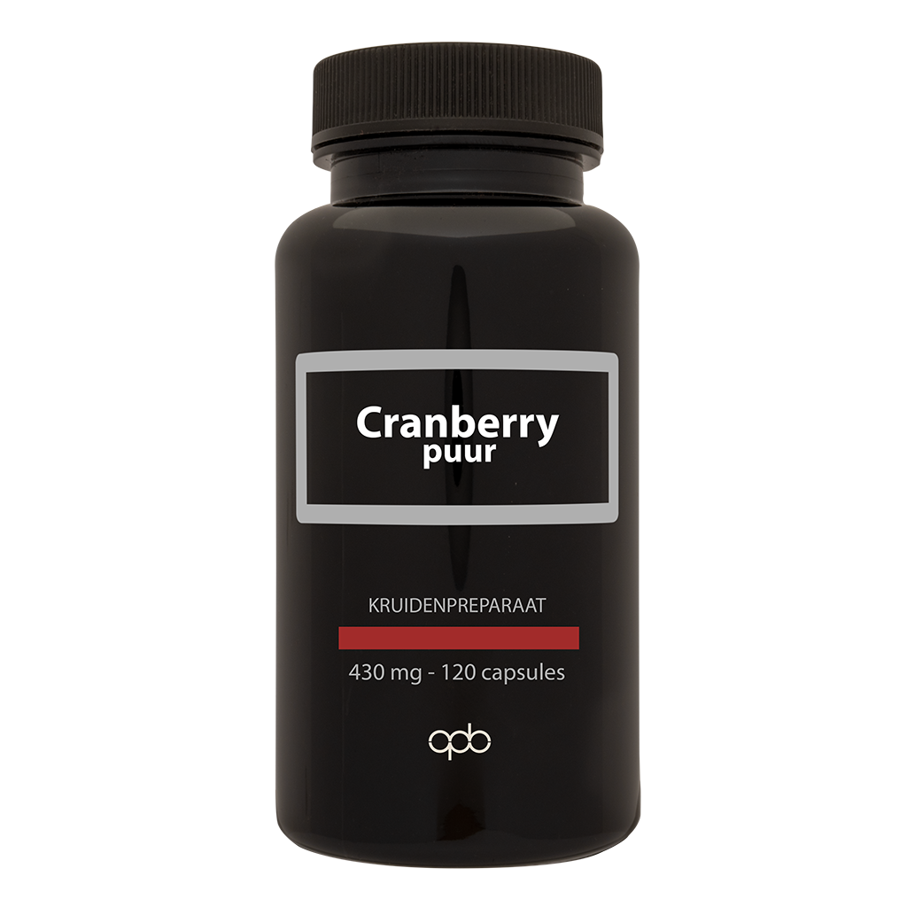 APB Holland Cranberry extract puur 430 mg (120 caps) APB Holland Cranberry extract puur 430 mg (120 caps)
