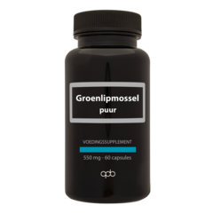 Groenlipmossel 550 mg puur (60 caps)