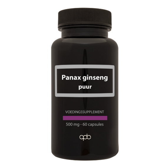 APB Holland Panax ginseng 500 mg puur (60 caps)
