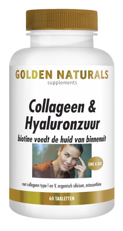 Golden Naturals Collageen & Hyaluronzuur Golden Naturals Collageen & Hyaluronzuur