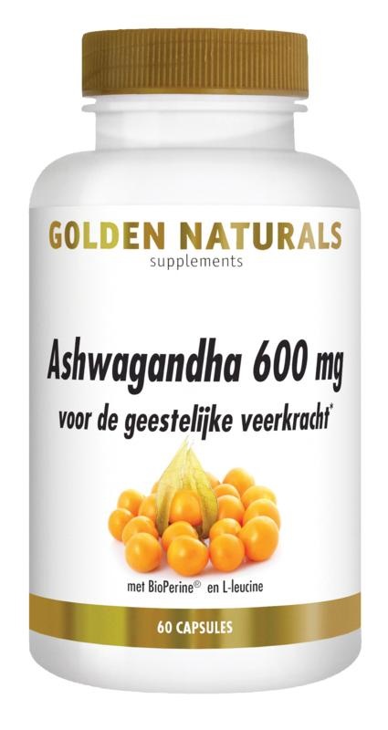 Golden Naturals Ashwagandha 600 mg